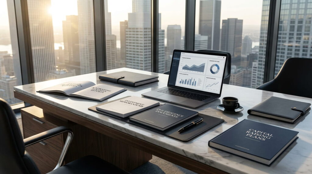 executive workspace with investo… 202607141408