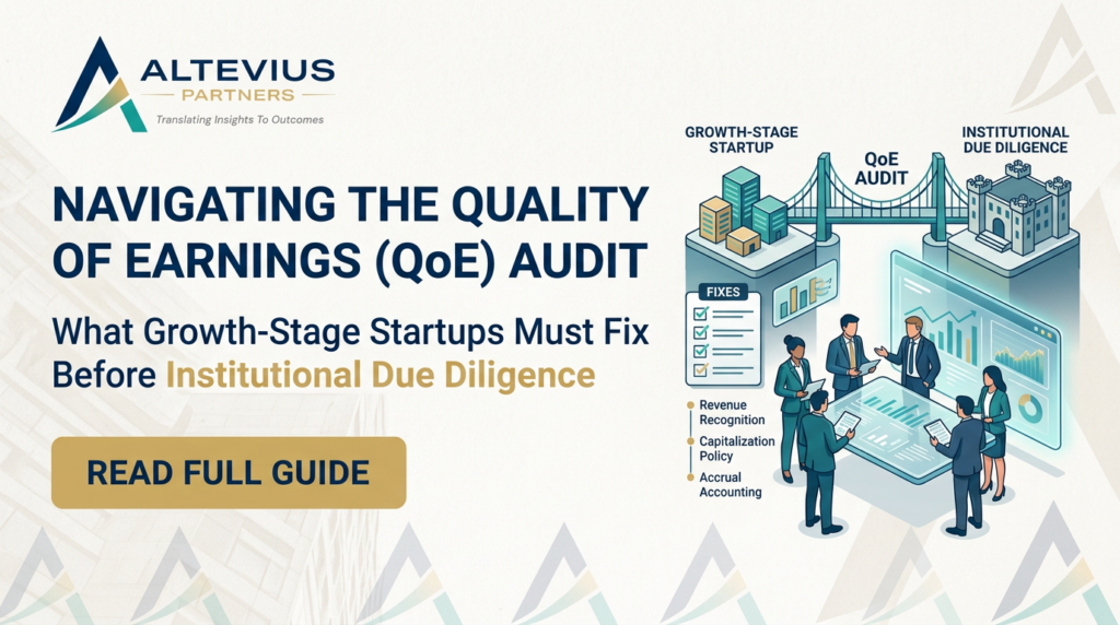 Startups - Quality of Earnings Audit | Altevius Partners